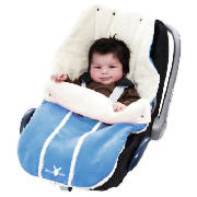 Unbranded Newborn Footmuff Soft Blue