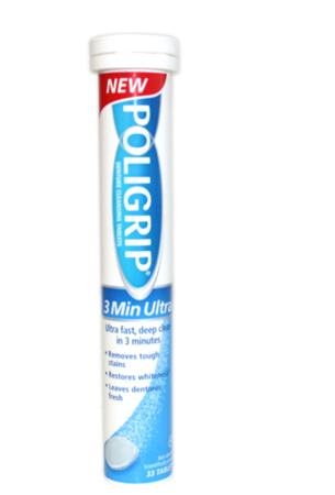 Unbranded *New*Poligrip Ultra 3 Minutes Denture Cleansing