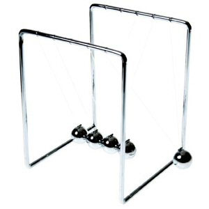 A simple and sensibly priced version of the old favourite where  once set in motion  the metal balls