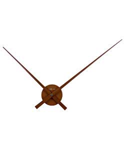 Unbranded Nextime Minimal Hands Only Wall Clock - Brown