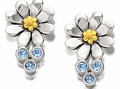 Charming, hand crafted 10 x 16mm daisy earrings - add the triple ball chain drops for an instant second style - see 100807. Winning Designers @ F.Hinds piece, exclusively available until the end of 2013.