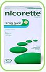 NICORETTE GUM 2MG X 105 PIECES