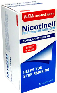 Nicotinell Fruit Chewing Gum 12 pieces 2mg Health and Beauty