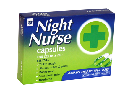Unbranded Night Nurse Capsules 10