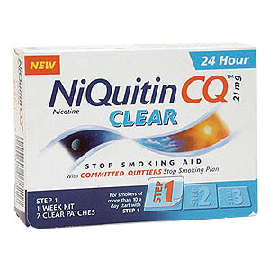 NiQuitin CQ Clear 21mg Step 1 - 2 Week Kit - Size: 14