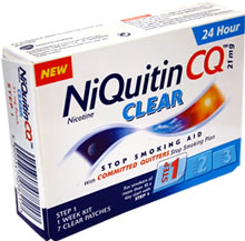 Niquitin CQ Clear Step 1 21mg 7 patches