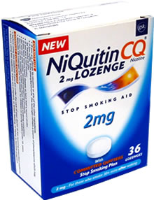 Niquitin CQ Lozenge Step 2 2mg 36 lozenges