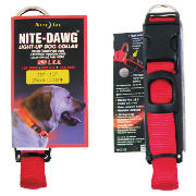 Unbranded Nite Dawg LED Collar Small Red