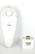 Wireless Nunchuk controller from Njoy for use with Nintendo Wii console.