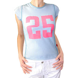 No 25 Net Detail T-Shirt