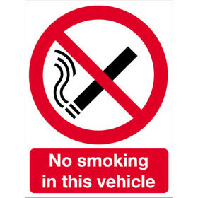 Unbranded No smoking in this vehicle