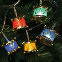 Unbranded Noma 40 Multi-Coloured LED Drum Lights