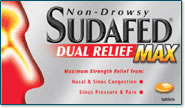 Non-Drowsy Sudafed Dual Relief Max 24x