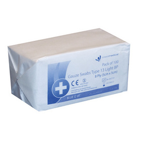 Unbranded Non-Sterile Gauze Swabs Type 13  8 Ply  5cm x