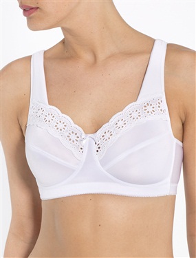 Unbranded Non-Underwired Bra With Wide Underband