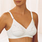 Non-Wired Embellished Crossover Bra