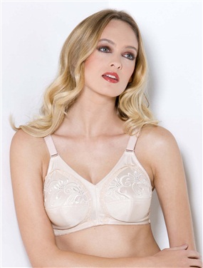 Unbranded Non-wired embroidered bra.