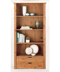 Nordic Bookcase with 2 Drawers