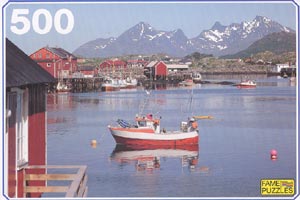 Cardboard jigsaw puzzle