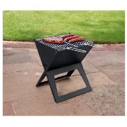 Unbranded Notebook charcoal bbq with carry bag