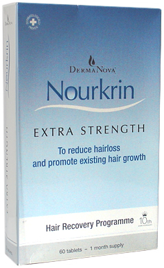 Nourkrin offer the complete Hair Recovery Programme to reduce hairloss and promote existing hair