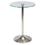 Unbranded Novara bar table, clear