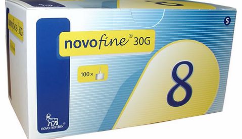 Unbranded Novofine Needles - 30G x 8mm (100)