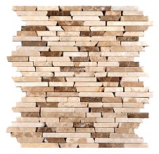 Unbranded NSM Tumbled Marble Beige Random B/Mosaic