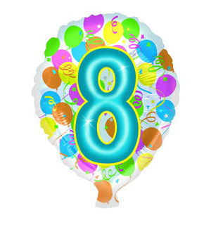 Number Balloon Perfect for a birthday  anniversary or special event! An 18 inch helium balloon  deli