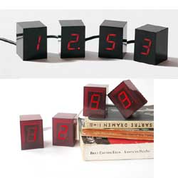 Unbranded Numbers LED Clock Black