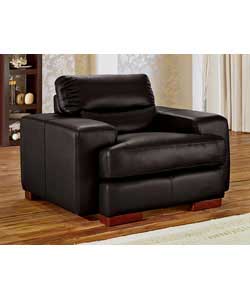 Nuovo Pelle Lentini Leather Chair - Chocolate
