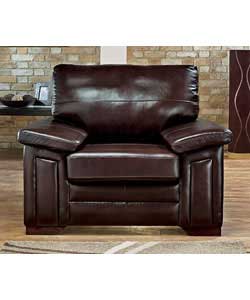 Nuovo Pelle Marco Leather Chair - Antique Brown