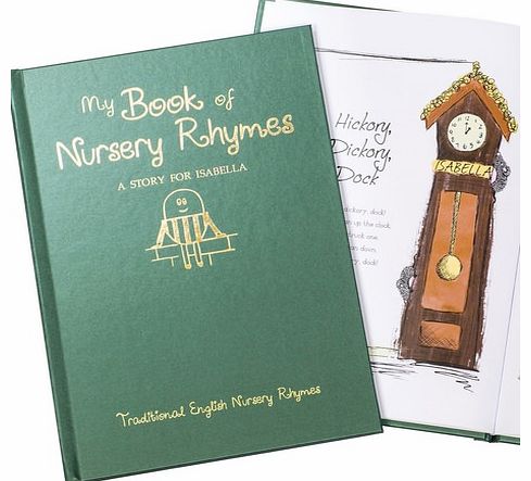 Unbranded Nursery Rhymes Personalised Book