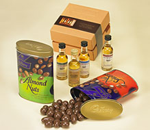 Unbranded Nuts and Whisky Gift