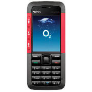 The O2 Nokia 5310 mobile phone comes in a sleek design with a built-in 2 megapixel camera. With its 