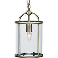 Unbranded OA351 1AB - 1 Light Antique Brass Pendant Light