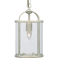Unbranded OA351 1CG - 1 Light Cream and Gold Pendant Light