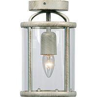 Unbranded OA351 FLCG - Cream and Gold Semi Flush Light