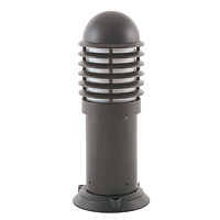 Unbranded OABOLLARD 450 - Black Outdoor Pedestal Light