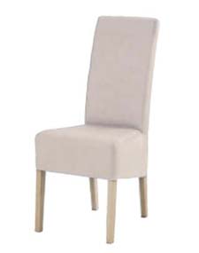 Cream Microfibre Oak Chair to accompany the Nimbus Oak Dining Tables