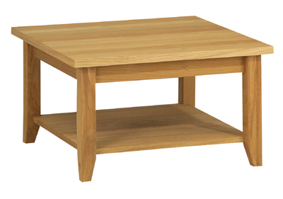 OAK VENEER LAMP TABLE FINISHED IN A NATURAL OIL FINISH. THIS ITEM IS SUPPLIED FLAT PACKED