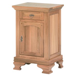 Oak Provencal Bedside Cabinet- Left Hand Side Hinged