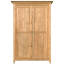 Oakleigh oak full hanging wardrobe furniture