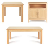 Oakridge Coffee Table in Solid Oak and Oak Veneer