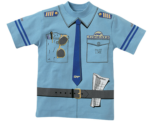 Occupation T-Shirt 2-4yrs, Pilot, Personalised