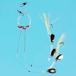 Unbranded Octopus Paternoster Rig - 2 hook - size 4 (Pack