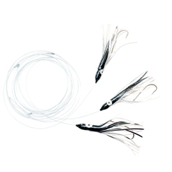Unbranded Octopus Trolling Leader - black/white