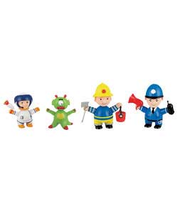 Unbranded Odd-Bodz Space/Emergency Figures Assortment