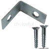 Unbranded Odds and Ends 25mm Bright Zinc Plated Corner