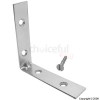 Unbranded Odds and Ends 75mm Bright Zinc Plated Corner
